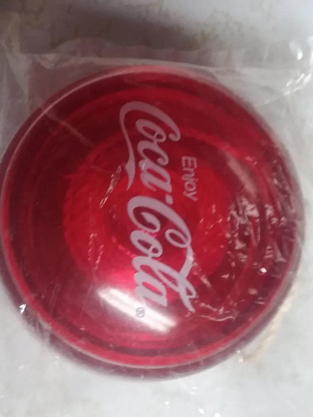 Coca Cola Coke Enjoy Yo Yo Retro Toy Brand New in Plastic Bag